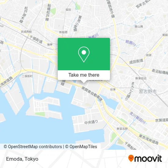 Emoda map