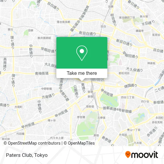 Paters Club map