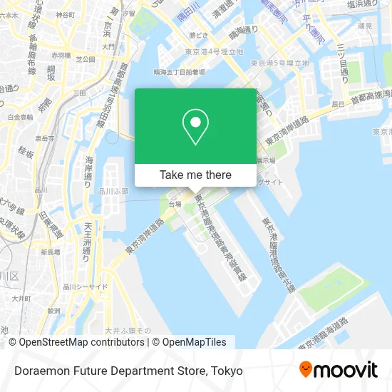 Doraemon Future Department Store map