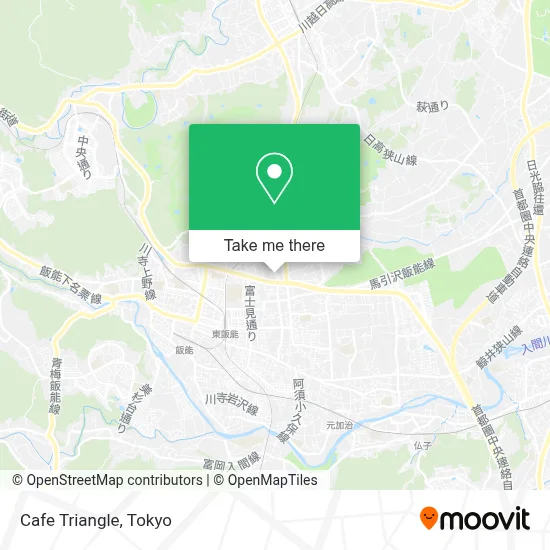 Cafe Triangle map