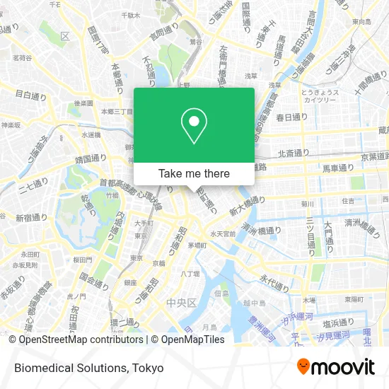 Biomedical Solutions map