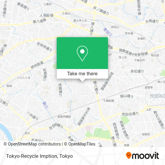 Tokyo-Recycle Imption map