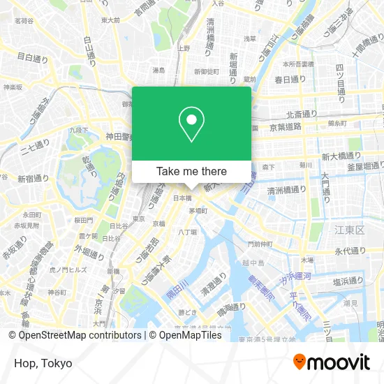 Hop map