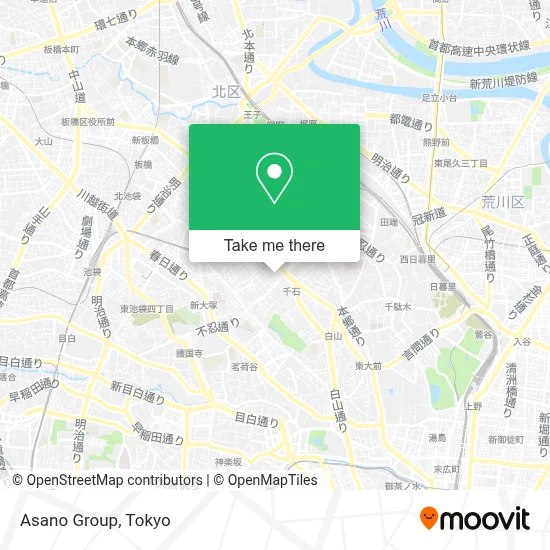 Asano Group map