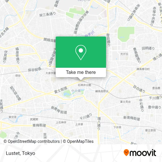 Lustet map