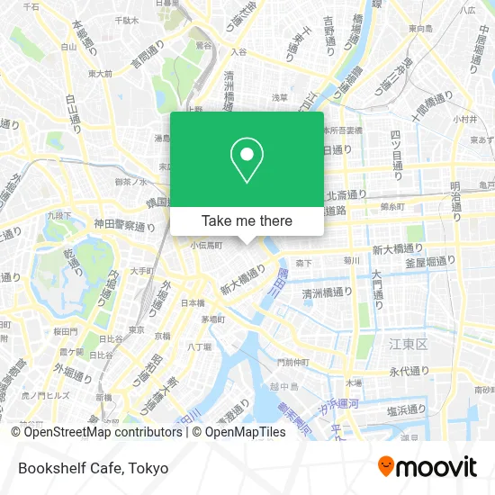 Bookshelf Cafe map