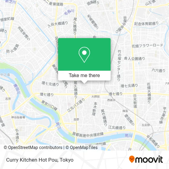 Curry Kitchen Hot Pou map