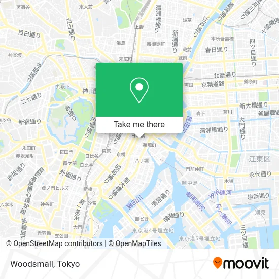 Woodsmall map