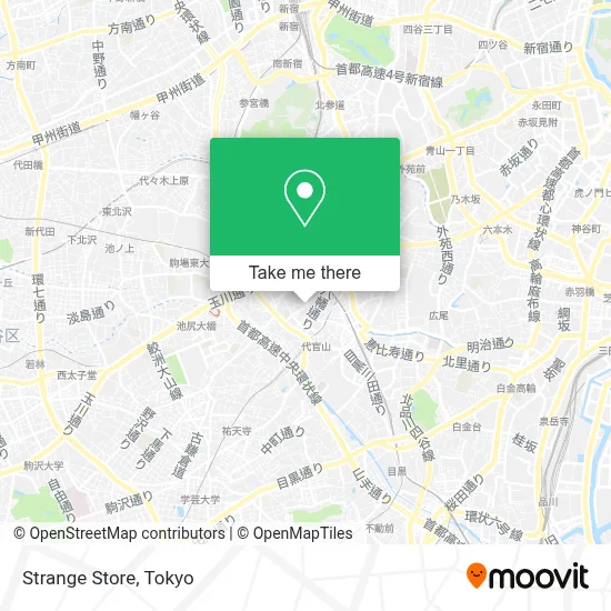 Strange Store map
