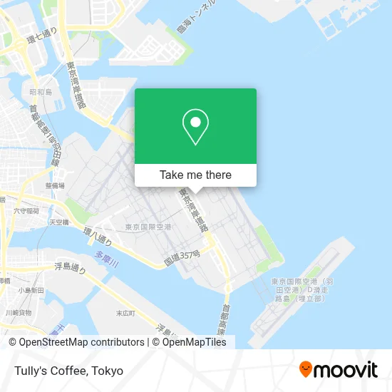 Tully's Coffee map