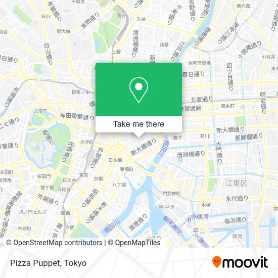 Pizza Puppet map