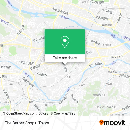 The Barber Shop+ map
