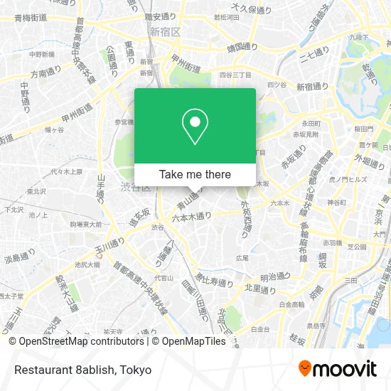 Restaurant 8ablish map