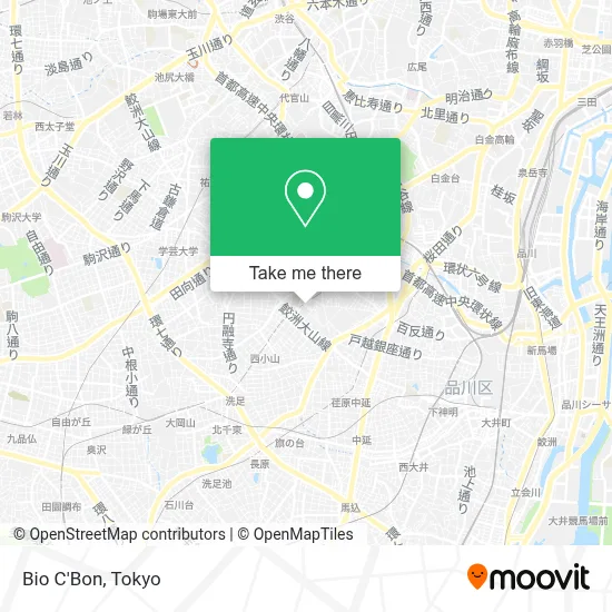 Bio C'Bon map