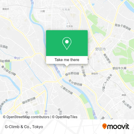 G-Climb & Co. map