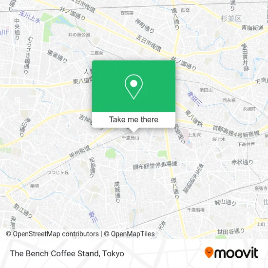 The Bench Coffee Stand map