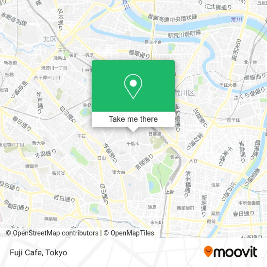 Fuji Cafe map
