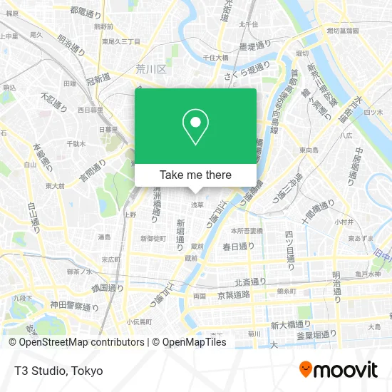 T3 Studio map