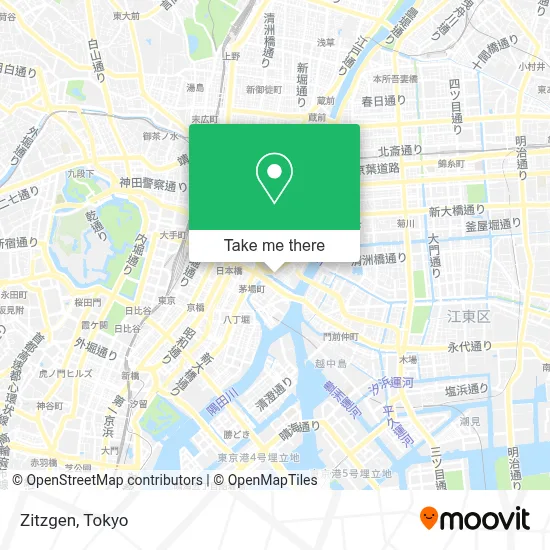 Zitzgen map