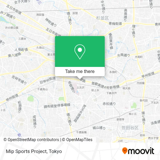 Mip Sports Project map