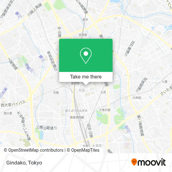 Gindako map