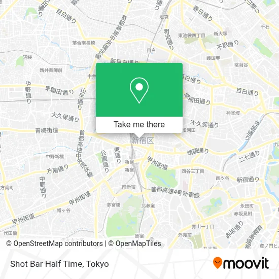 Shot Bar Half Time map