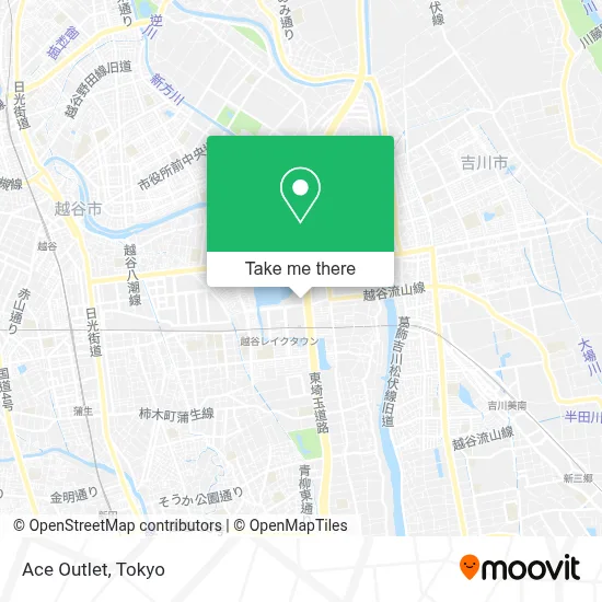 Ace Outlet map
