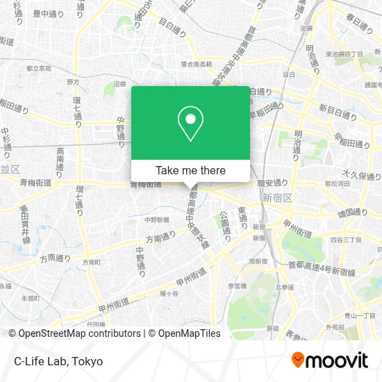 C-Life Lab map