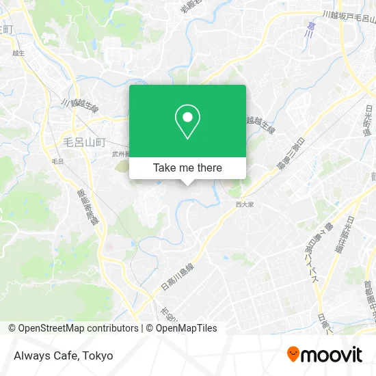 Always Cafe map