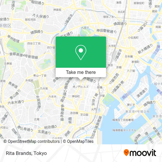 Rita Brands map