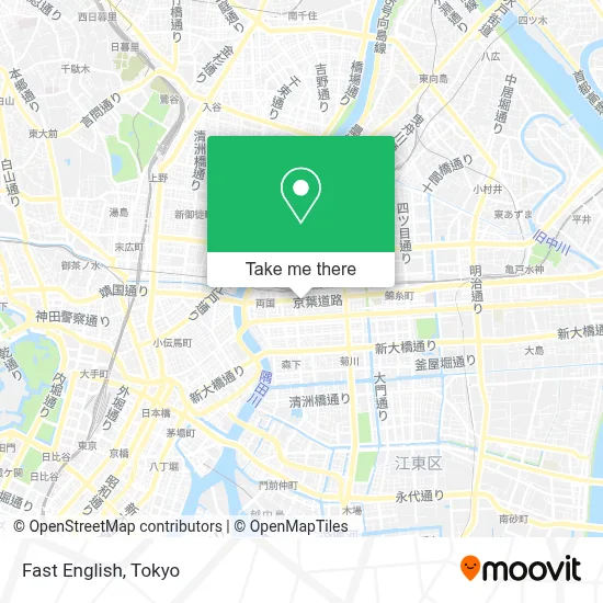Fast English map