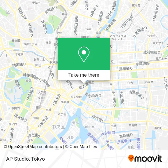 AP Studio map