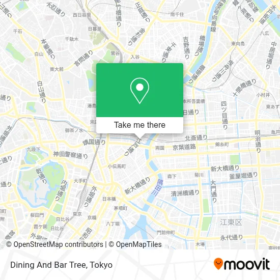 Dining And Bar Tree map