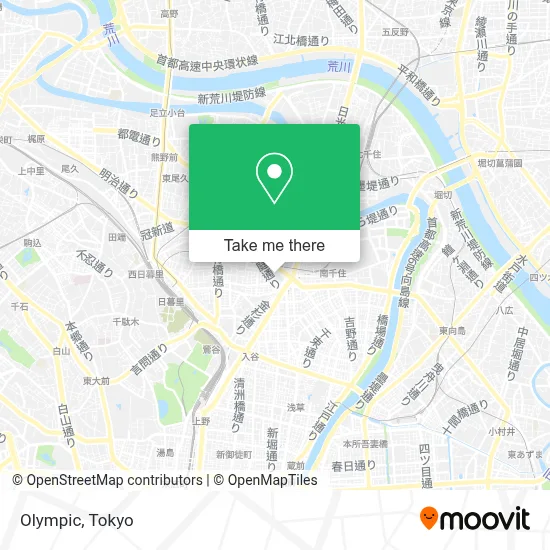 Olympic map