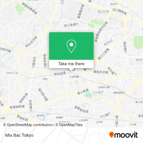 Mix Bar map