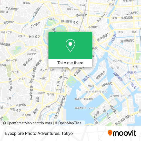 Eyexplore Photo Adventures map