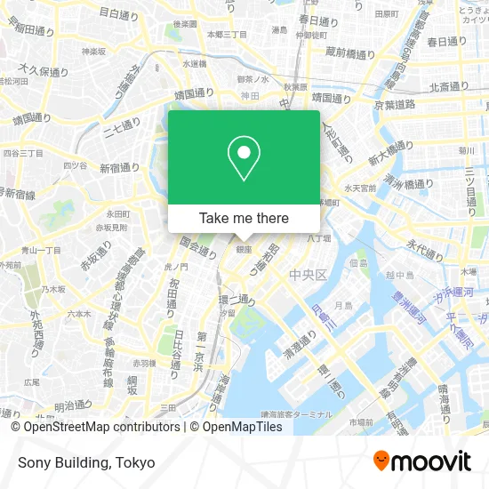 Sony Building map