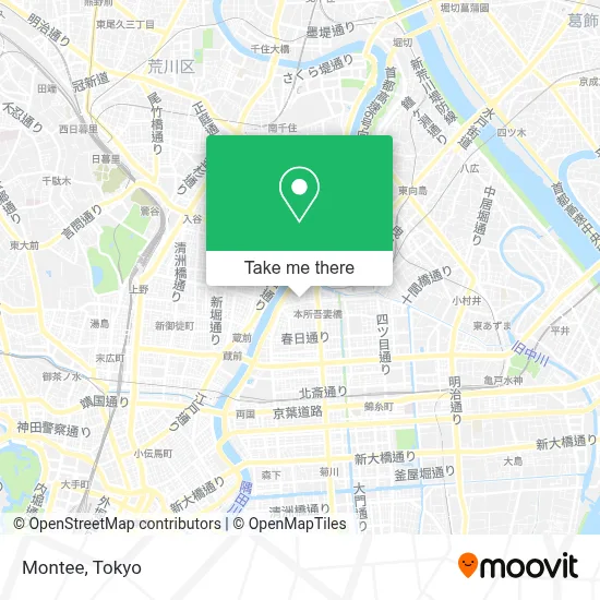 Montee map