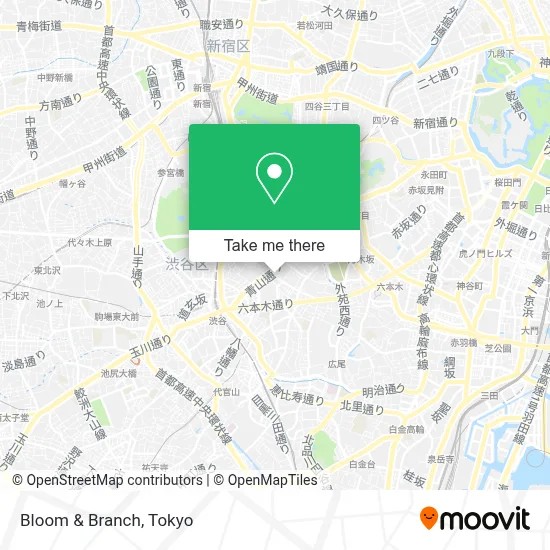 Bloom & Branch map