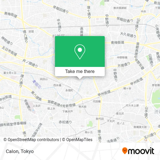 Calon map