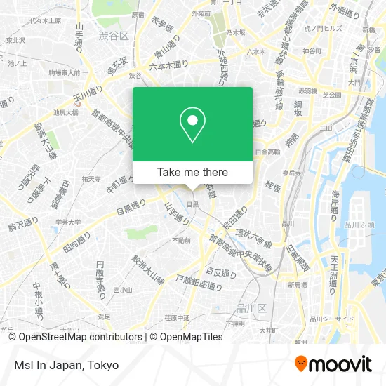Msl In Japan map