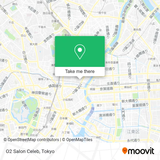 O2 Salon Celeb map