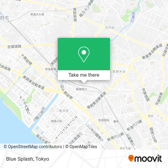 Blue Splash map