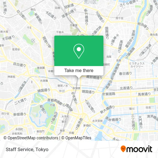 Staff Service map