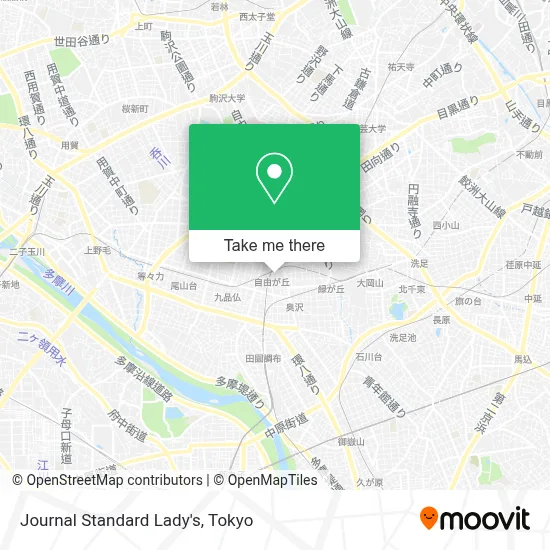Journal Standard Lady's map