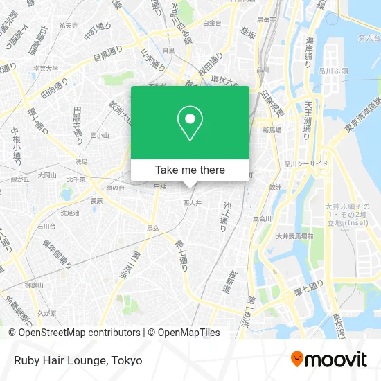 Ruby Hair Lounge map