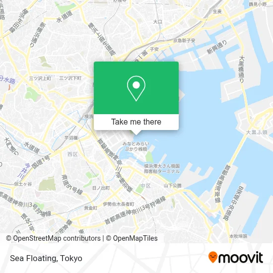 Sea Floating map