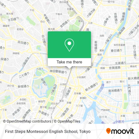 First Steps Montessori English School map