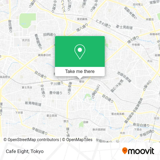 Cafe Eight map