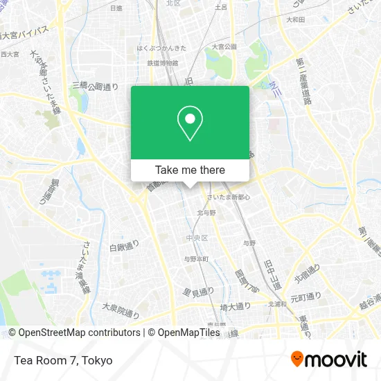 Tea Room 7 map